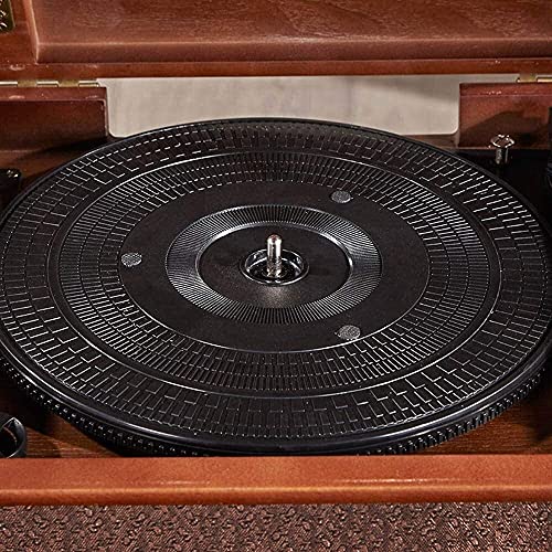 1411 Gramophone Tourne-Disque Vinyle Rétro: Platine Vinyle Bluetooth, Acajou, Marron - Les Beatles, Paul McCartney, John Lennon, RIngo Starr, George Harrison 1411 Gramophone Tourne-Disque Vinyle Rétro: Platine Vinyle Bluetooth, Acajou, Marron – Image 5