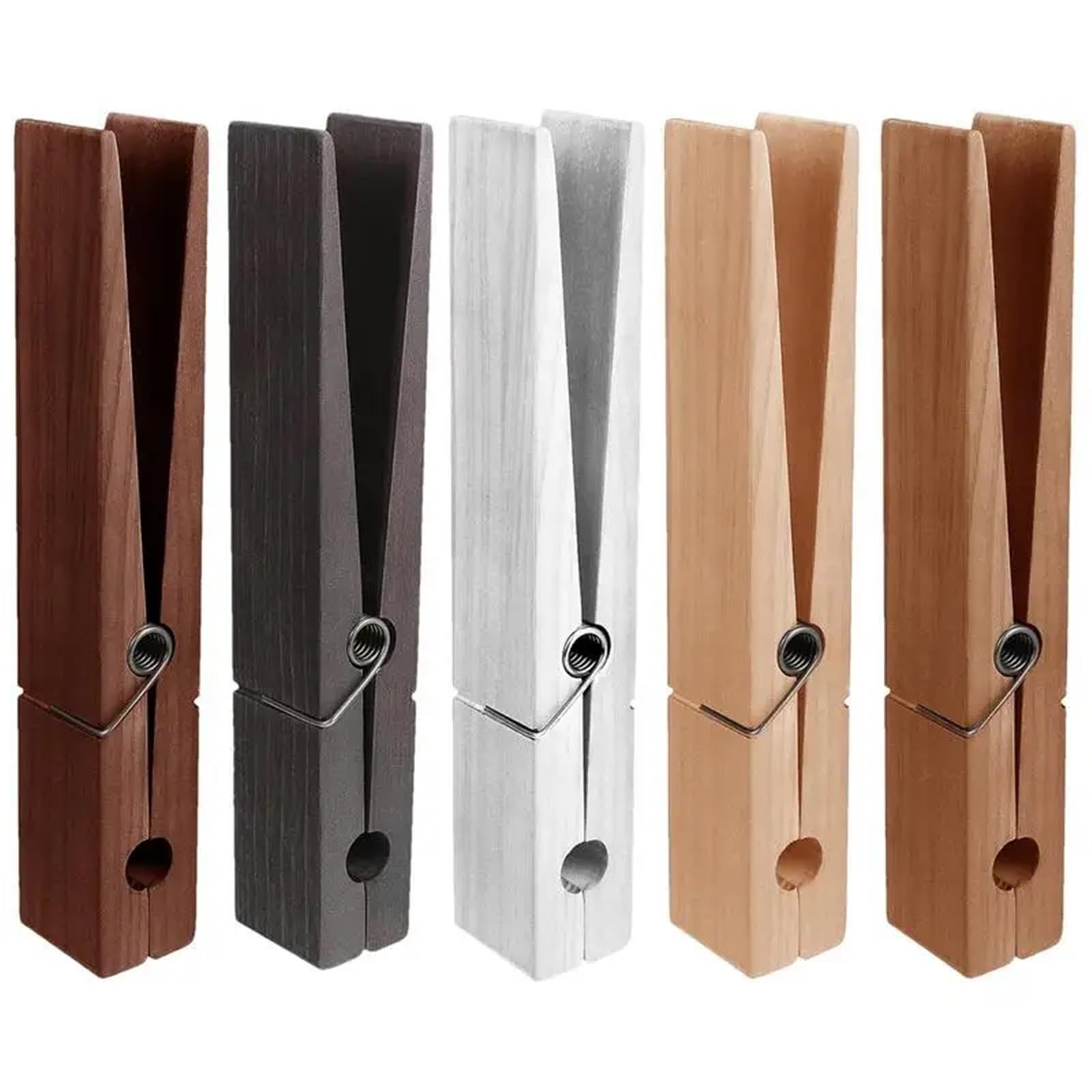 ZGUOUZANTYE Multipurpose Clips, Clothespins for Laundry 3PCS Large Towel Clothes Clips Wooden Clothespin Pins Holder Pegs Quilt Blankets Fastener(Sizeb)