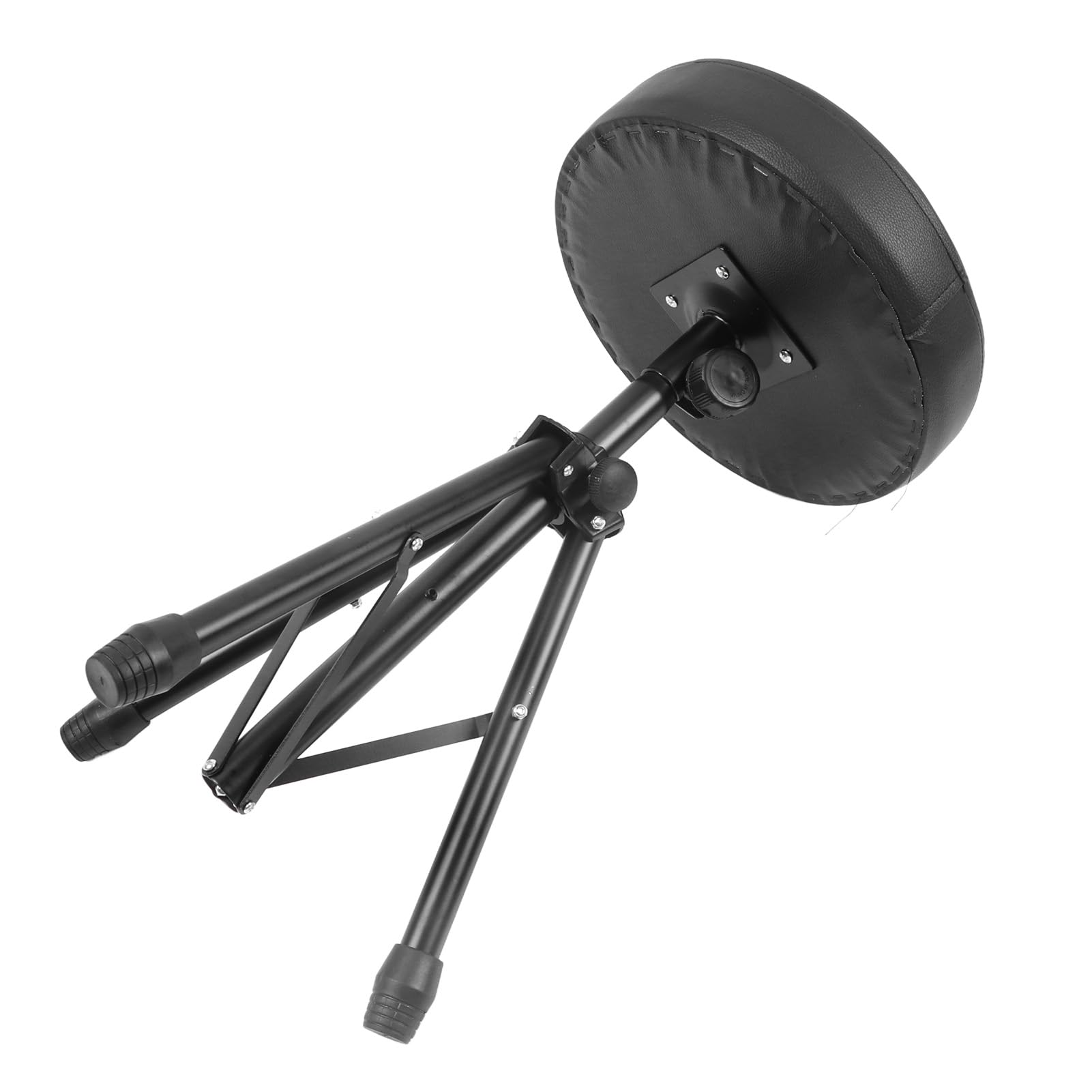 CHICIRIS Trono de Batería, Asiento Acolchado Giratorio con Altura Ajustable y Base Antideslizante de 3 Patas, para Batería, Teclado, Instrumentos, Estudio de Grabación y Orquesta