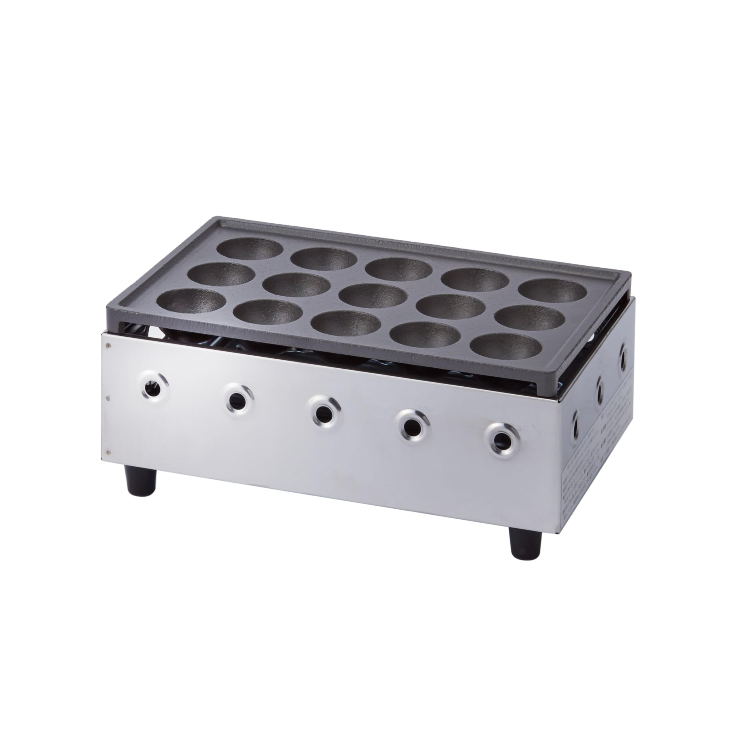 Amazon.co.jp: 山岡金属工業 ヤマキン ガスたこ焼き器 こだま Y-03D LP