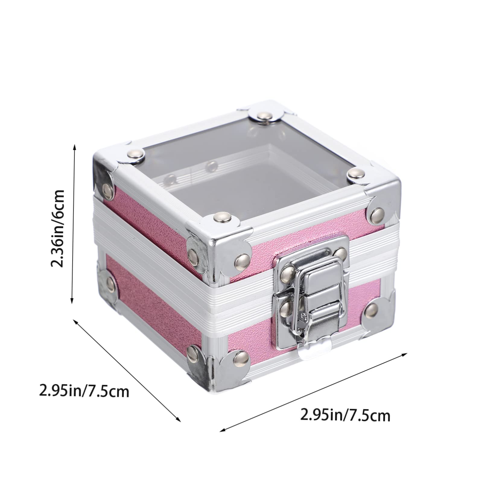 NULYLU Acrylic Manicure Grinding Head Box Nail Drill Bit Case for Nail Art Practice