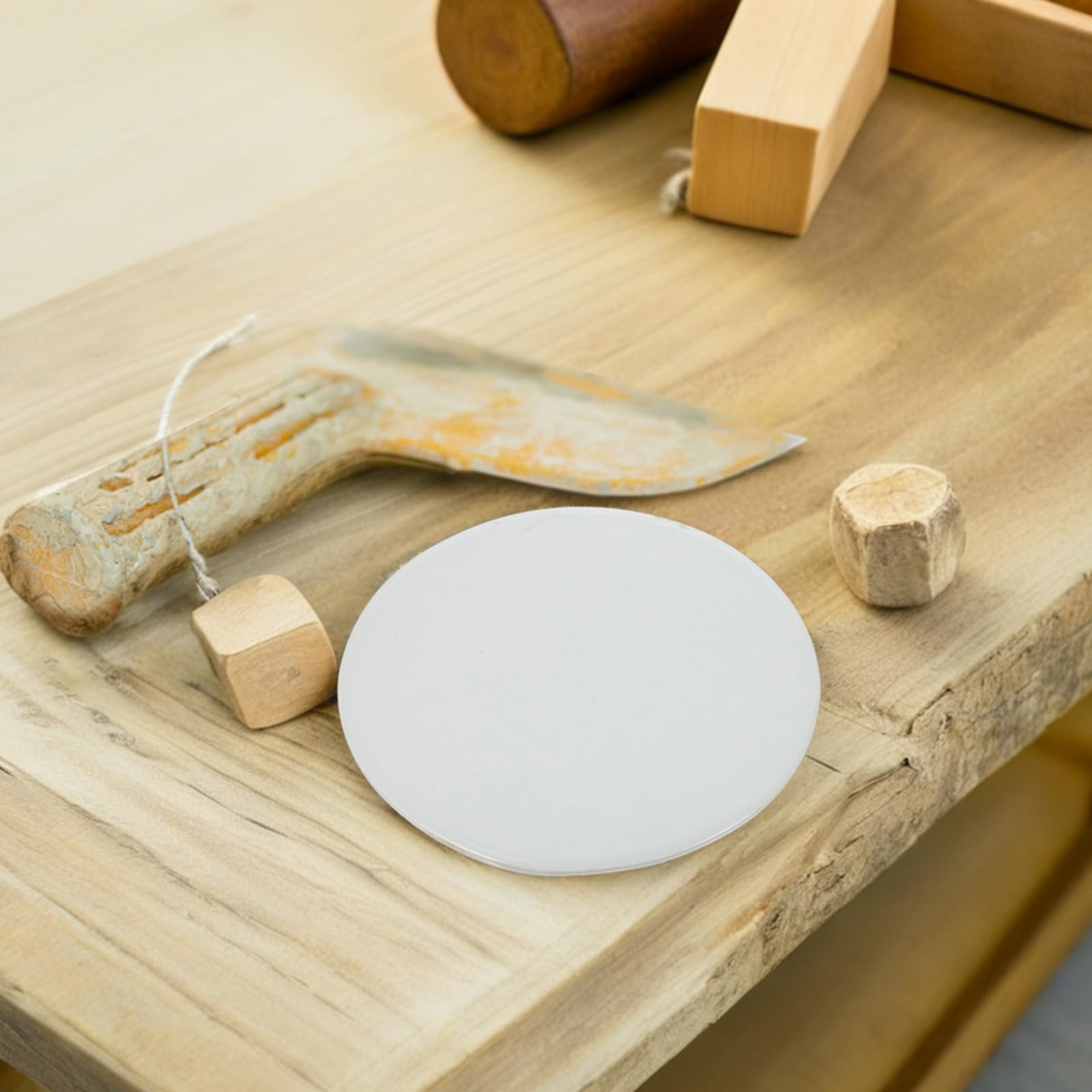 STOBAZA Placa de Yeso para Secar Arcilla Blanco Tabla de Secado de Cerámica para Proyectos de Modelado de Arcilla
