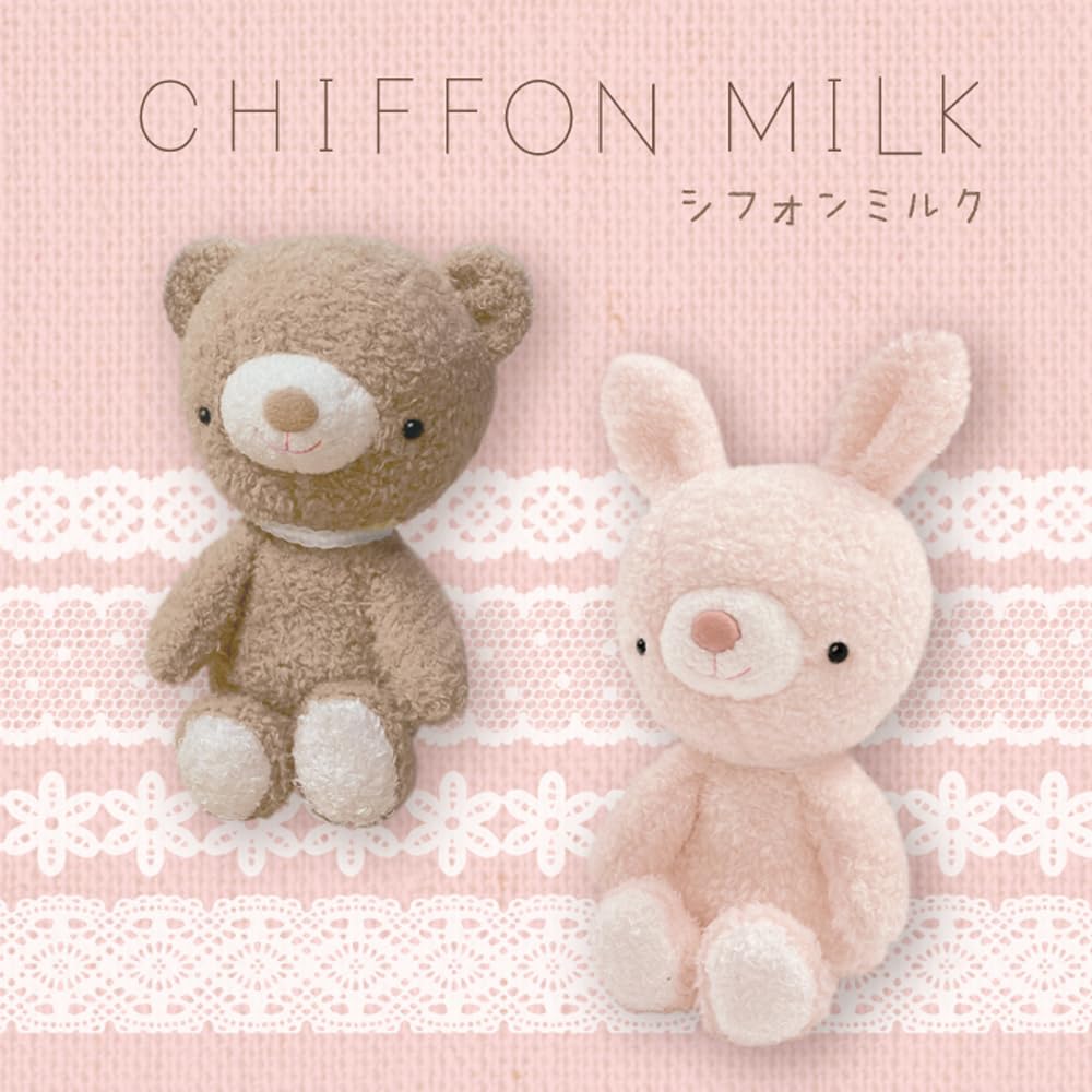 Amazon.co.jp: モンスイユ ぬいぐるみ クマ くま シフォンミルク