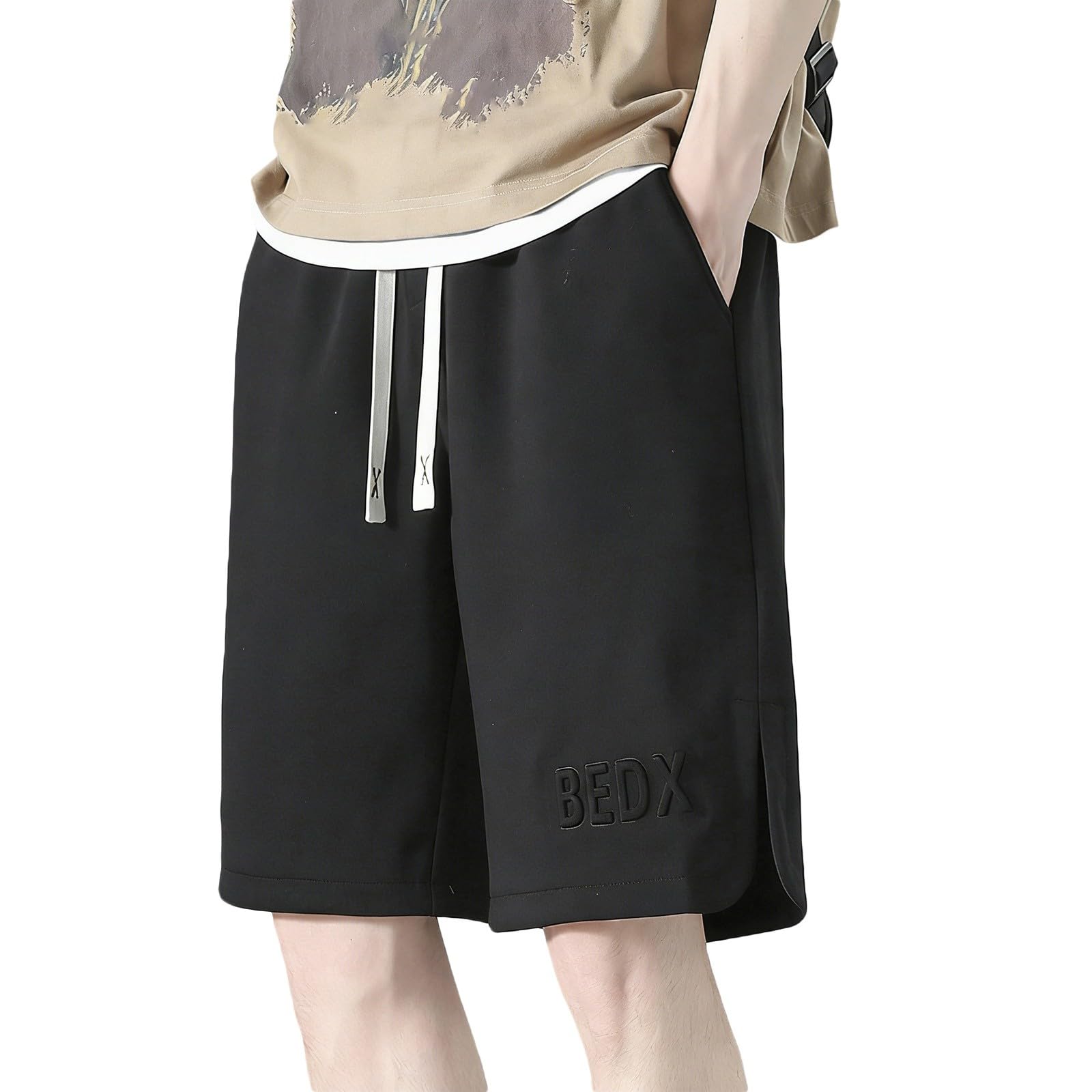 Short décontracté d'été ample style acier pour vos sorties et loisirs