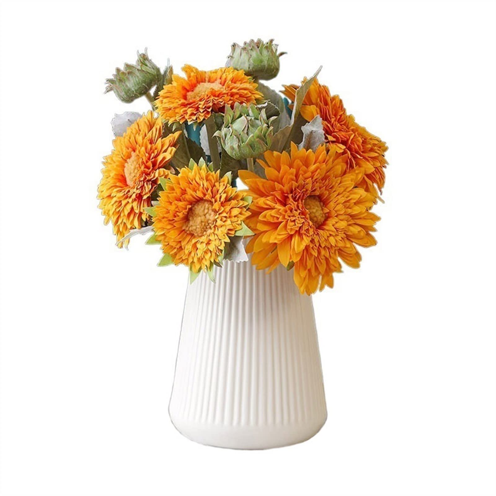 Ngdfgr As Known Artificial Flowers Sunflower Artificial Flower Bouquet Indoor Entrance Coffee Table Fake Flower Ornament Dining Table Flower