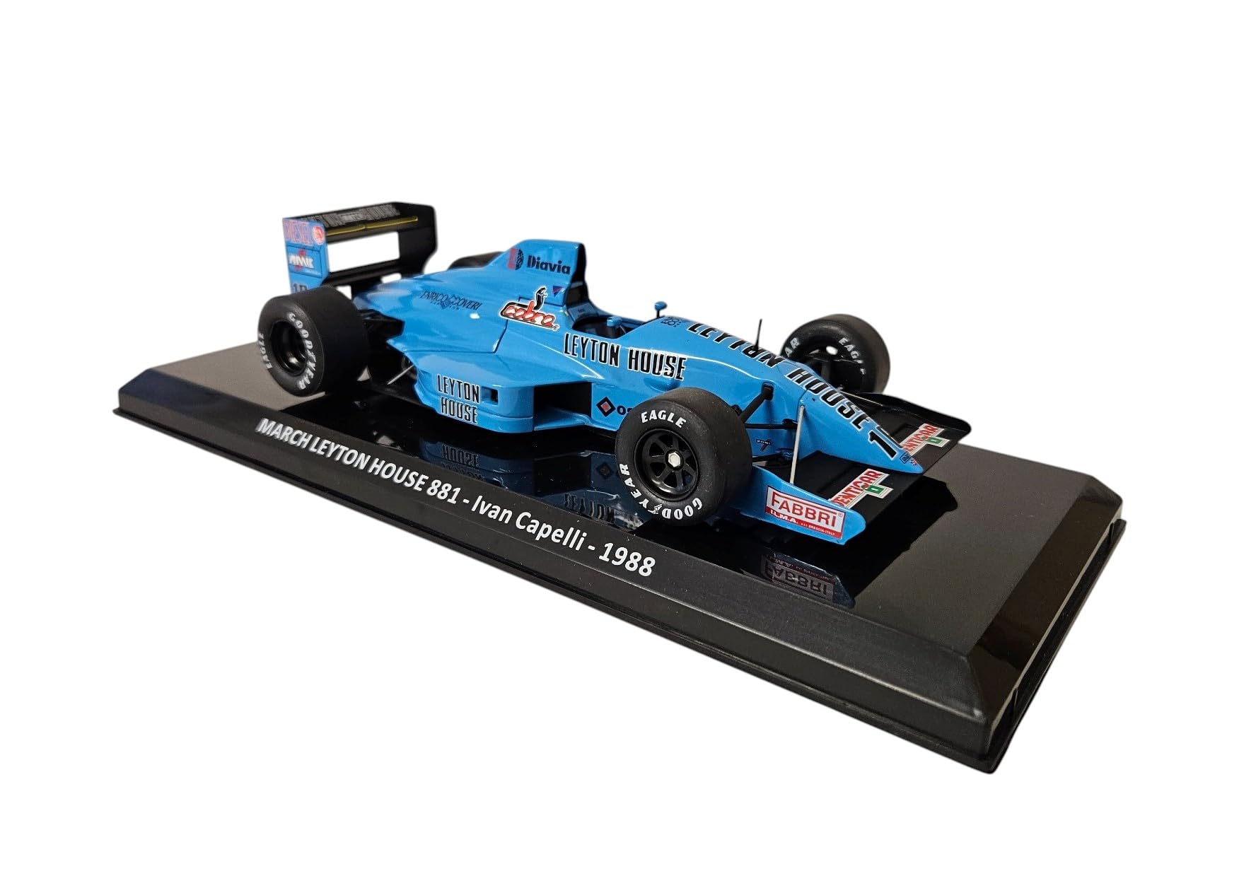 OPO 10 - Auto di Formula 1 in Scala 1/24 Compatibile con March Leyton House 881 Ivan Capelli 1988 GP F1 - OR103