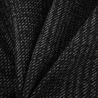 Tecido de lã azul-cinza (vendido por jarda) - estilo tweed, adequado para fazer saias, ternos de alta qualidade, decorações de interiores e artesanato artesanal.