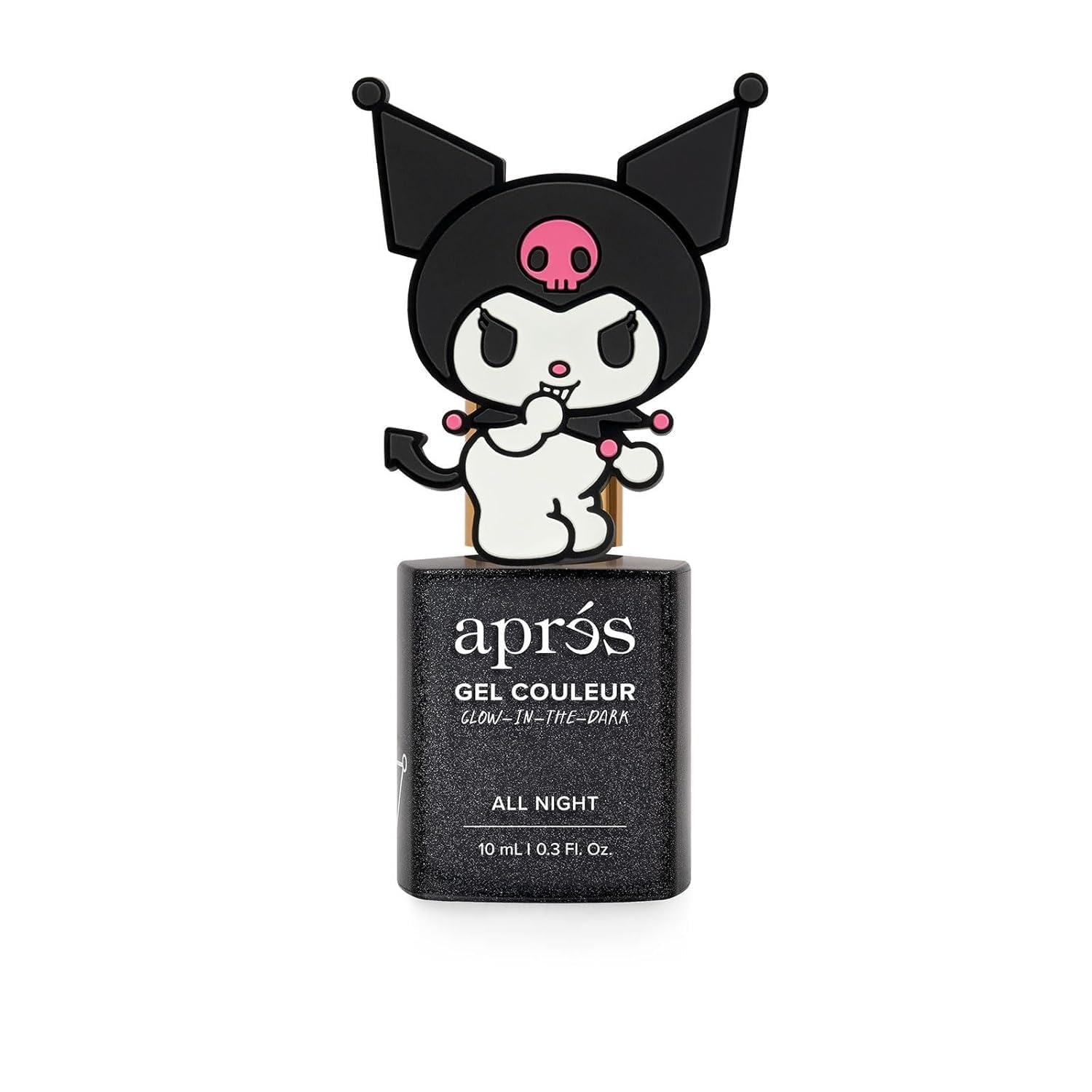 Amazon.com: APRÉS x Kuromi™ Flash Glitter Gel Color Nail Polish