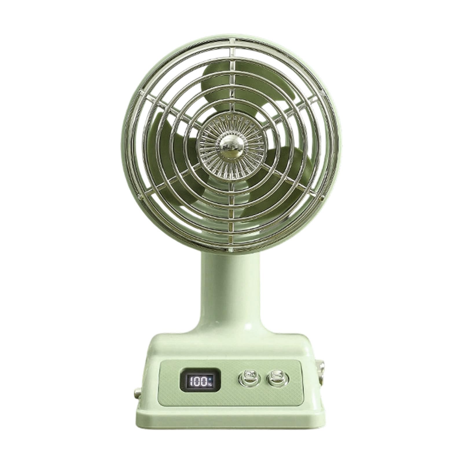 Uqezagpa Desk Fan with Quiet Operate and 100 Wind Levels Adjustable Angles Airs Circulator Fan for Home Offices Room Portable Air Cooling Desktop Table