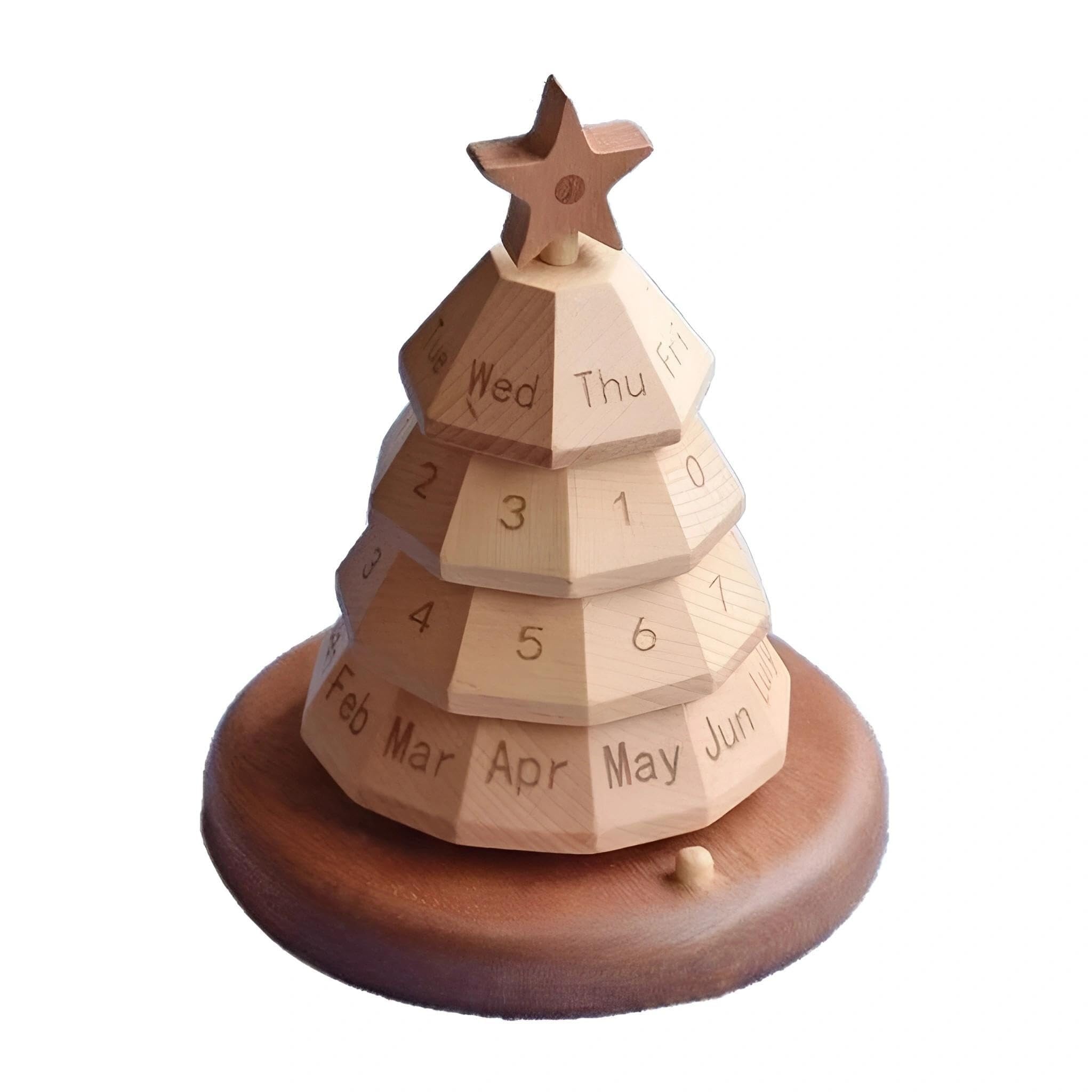 Inspirierender Tischkalender Weihnachtsbaum-Kalender: Stilvolles, kreatives Deko-Element for den Schreibtisch im Homeoffice Geschenke für Kollegen