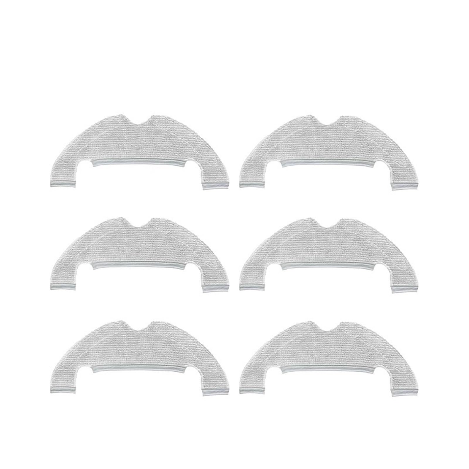 Mop Cloth，Compatible For Xiaomi，X10 Robot Vacuum Cleaner Parts(6pcs)