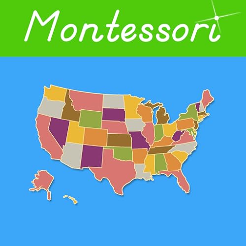 United States of America - A Montessori Approach to Geography with Puzzle Maps