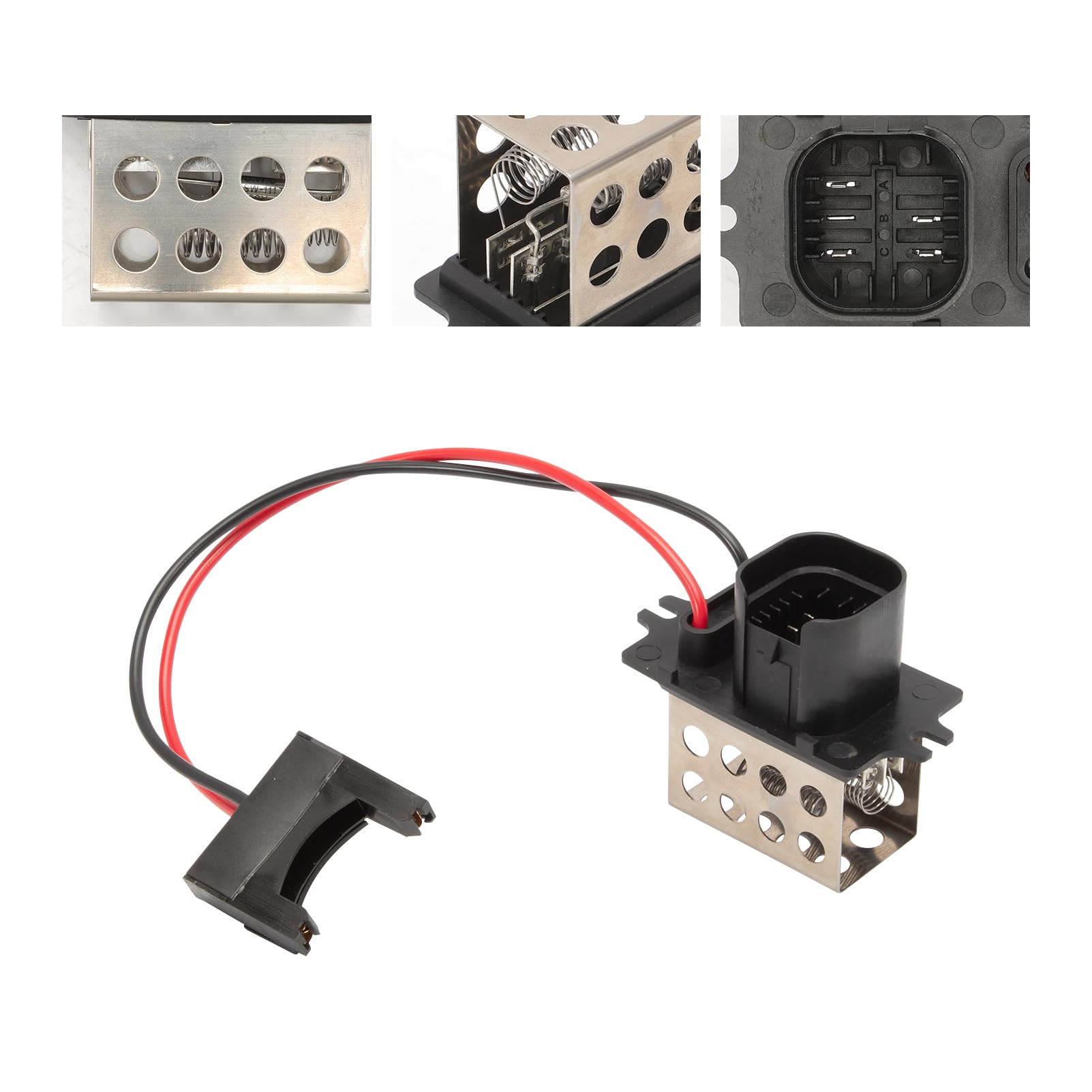 Resistenza La Serie Ventilatore Riscaldamento Auto Compatibile con Rena-ult Kangoo,Resistenza di Riscaldamento Ventilazione per Clio Mk1 7701034875 2710000QAC