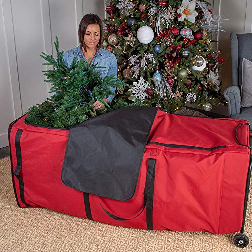 Santa's Bags [XXL Rolling Duffle Bag Tree Storage] 12 Foot Christmas