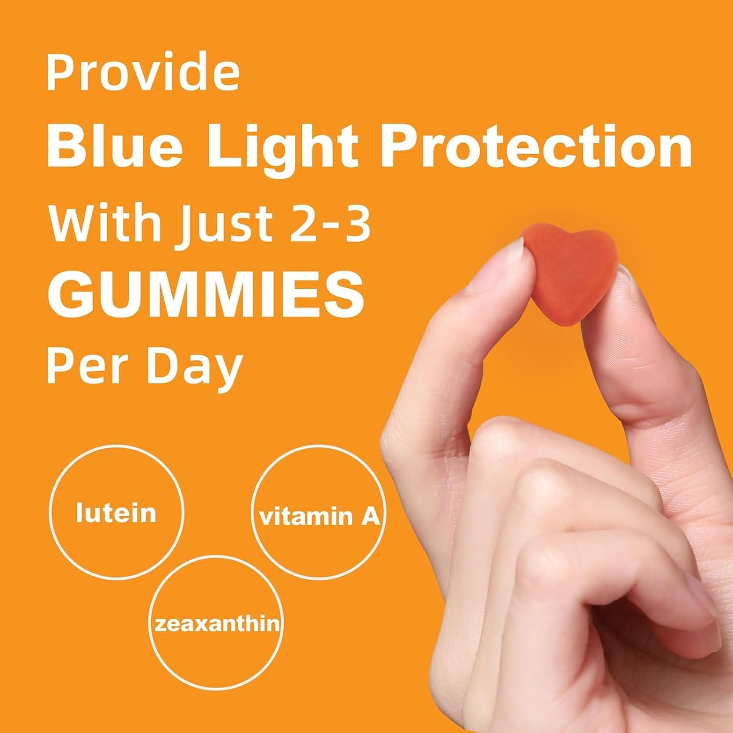 Nature's Key Eye Vitamins, 12mg Lutein and Zeaxanthin Supplements, Gummies Vitamin A for Kids and Adults | Eye Health and Brain Function Supplement | Orange Flavor, 120Ct — Amazon image 4