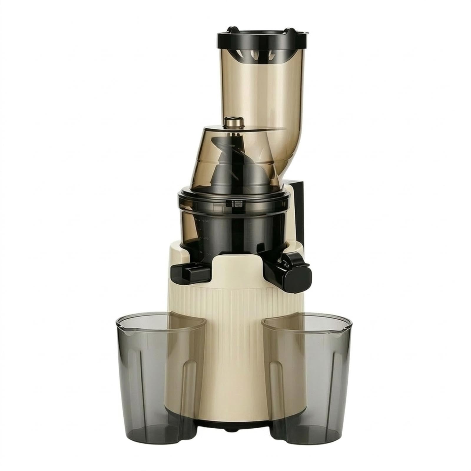Masticating Juicer Upright Cold Press Press Juicer Easy | Masticating Juicer Upright Cold Press Easy to Clean Juice Extractor for Families Kitchen Breakfast Cream White Upgraded 600T-picture-27