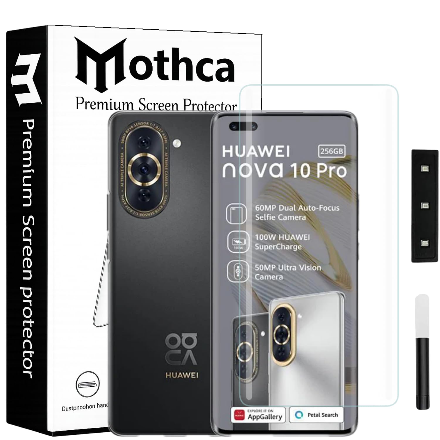 Mothca Premium Curved UV Tempered Glass Screen Protector for Realme GT 6 / GT 6T | HD Clear | Full Screen Coverage (Pack of 1) — Amazon image 26