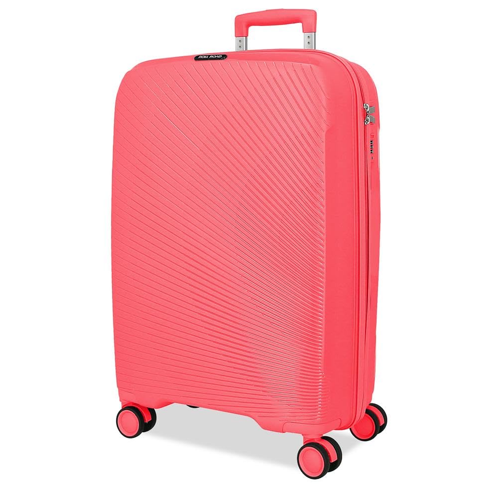 Roll Road Orbit, Maleta de Cabina, Equipaje, Interior con Dos Compartimentos, Fabricada en ABS Material Resistente y Ligero, 4 Ruedas giratoriasCierre de combinación Lateral, De Joumma Bags