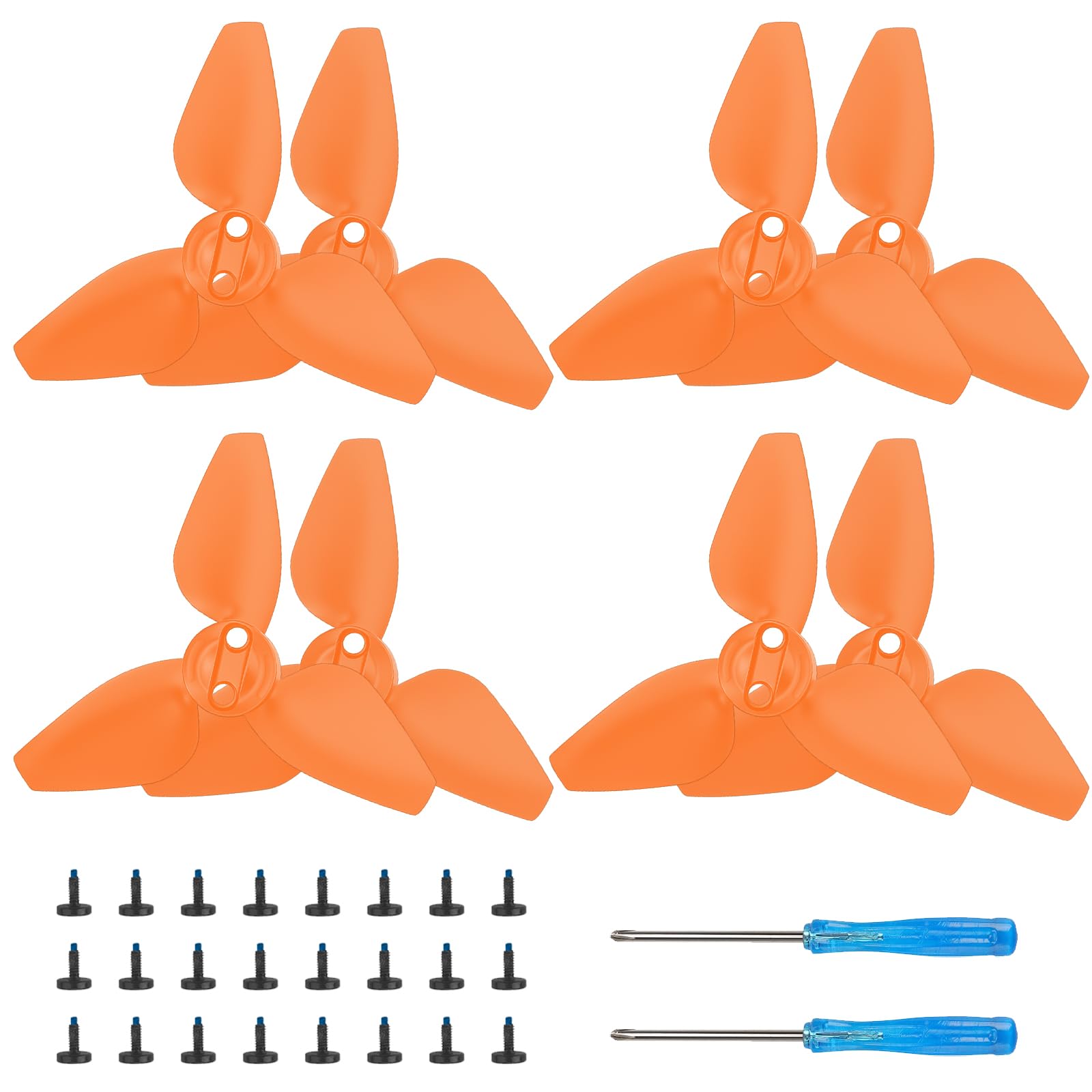 Bocguy 16 Pcs Drone Mavic Mini Hélices, modelo 4726 Hélices para Mavic Mini Accesorios Reemplazo de Drones con 24 Tornillos & 2 Destornillador, Bajo Ruido & Estable (Plata) — view 18