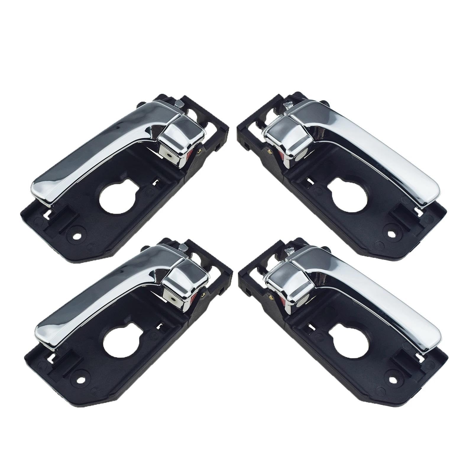 KMAGE Interior Door Handle for Hyundai for Entourage 2007-2008 Chrome Left Right Side Interior Door Handle 82610-4D010 82620-4D010(1 Set)