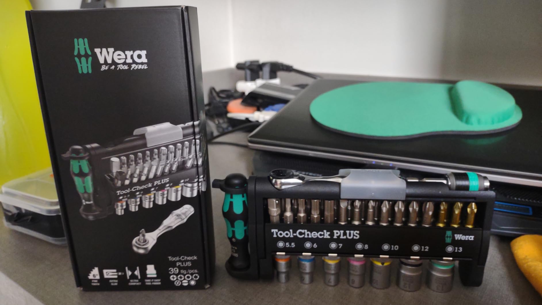 Wera 056490 Tool-Check Plus Bit Ratchet Set with Sockets - Metric photo review