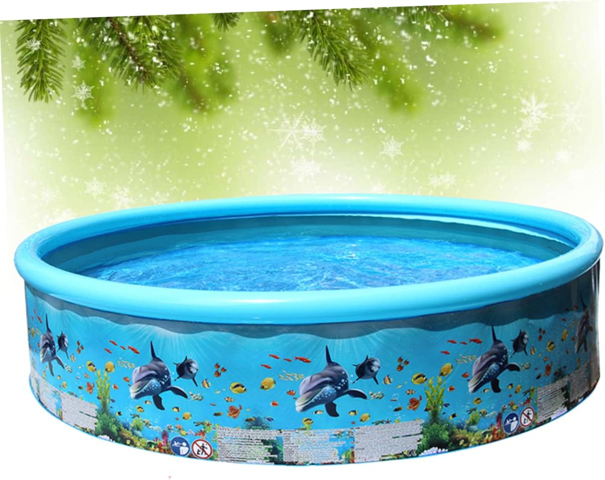 1pc Boys and Girls Outdoor Water Playing Pool Colorful Cartoon Design for Fun and Parent-boy Girl Interaction
