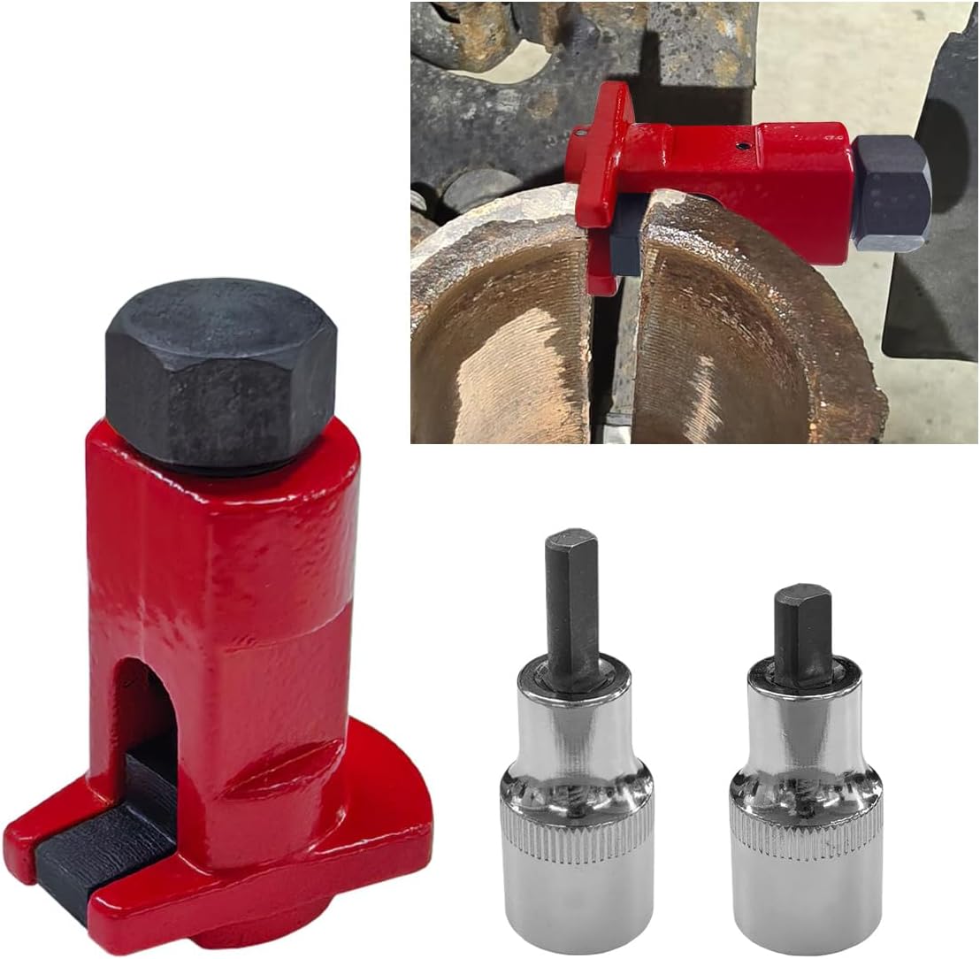Universal Strut Spreader Tool, Steering & Suspension Strut Spreader Socket Tool, 5-11 mm Suspension Strut Knuckle Spreader for VW, Audi, Mini (Red)