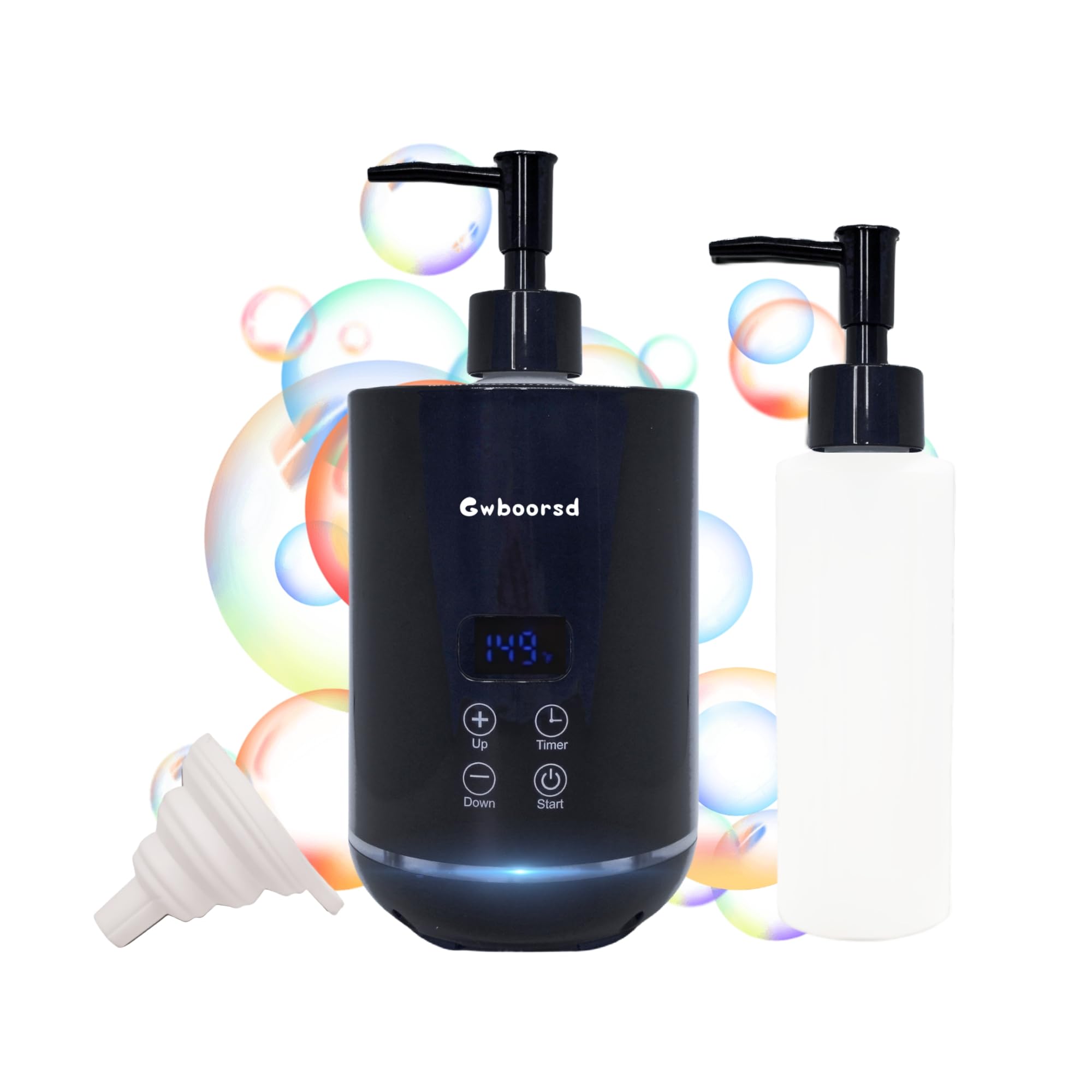 Massage Oil Warmer heater,oil warmer for massage,lotion Warmer for Spa,Salon and Barber Shops,with 2 Oil Bottle Dispenser,1 White funnel,Atmosphere