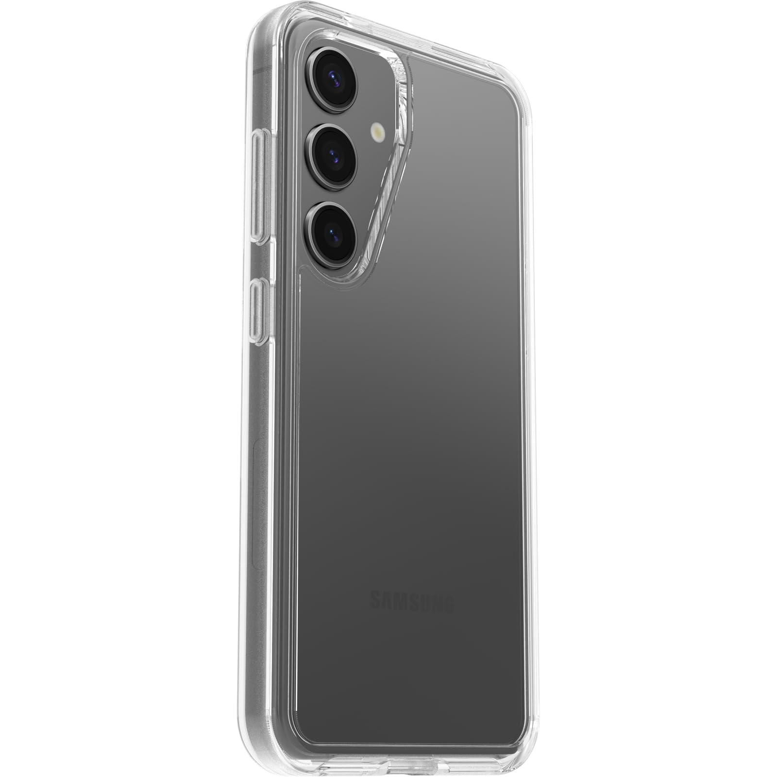 OtterBox Symmetry Clear Case per Samsung Galaxy S24, Custodia sottile, a prova di caduta, Testata per resistere a 3 volte il numero di cadute secondo gli standard militari, Trasparente