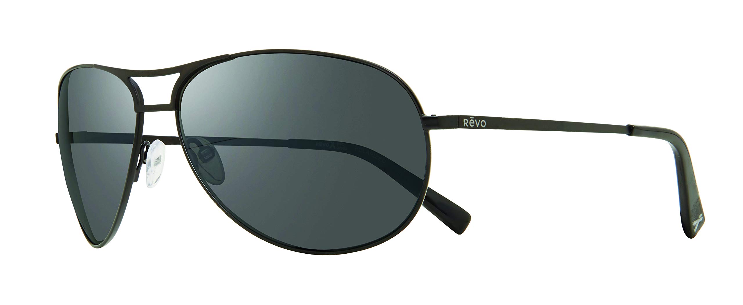 RevoSunglasses Prosper x Bear Grylls: Polarized Lens with Bendable Metal  Aviator Frame, Matte Black Frame with Graphite Lens