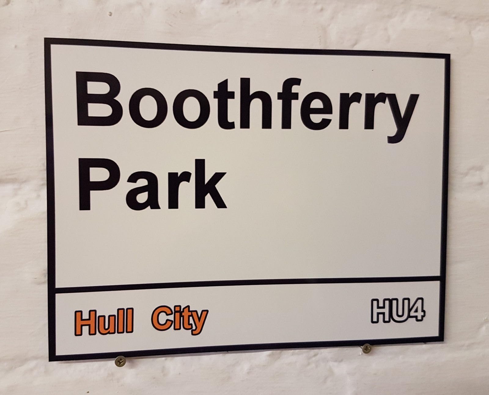 New Metal Street Sign Hull City Fc Boothferry Park Metal Street Sign 8X12 Inches