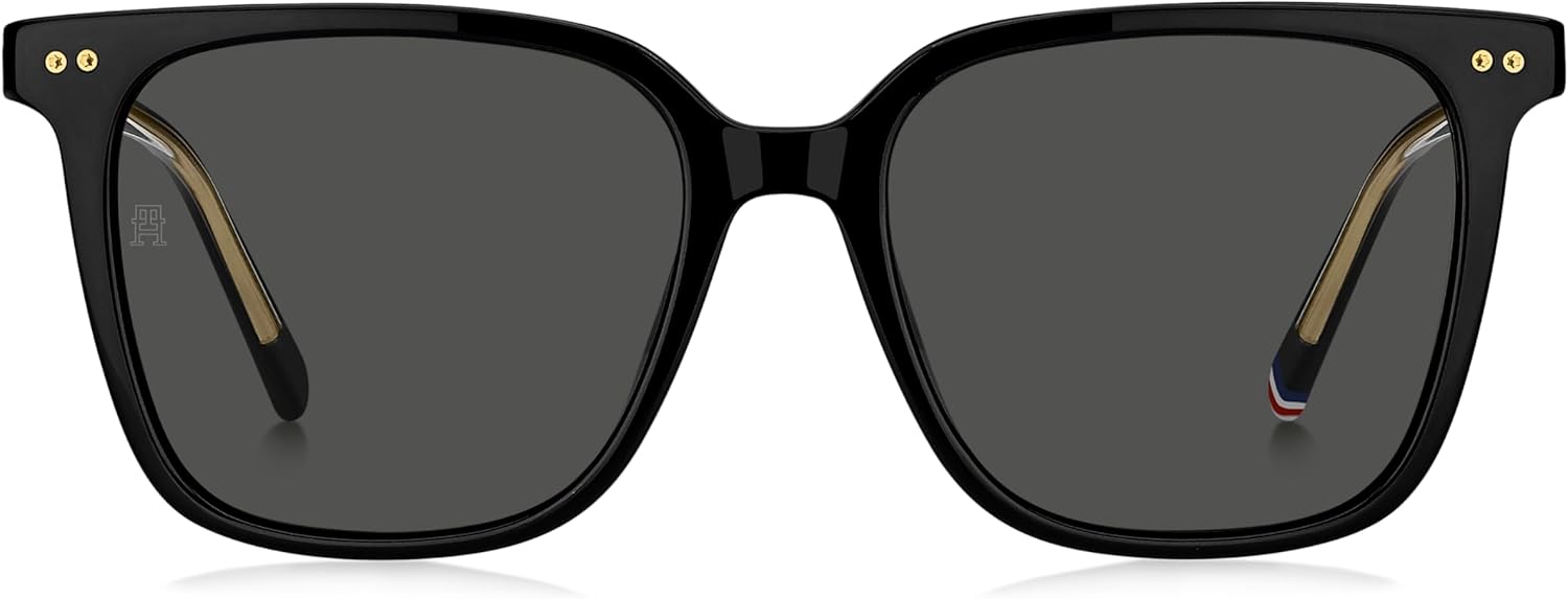 Tommy Hilfiger Men's Classic Rectangular Sunglasses, 807, 53