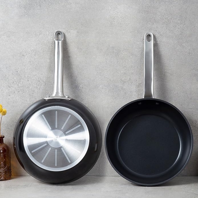 Wok hierro 28 cm fondo redondo sin tapa accesorios miniatura 3