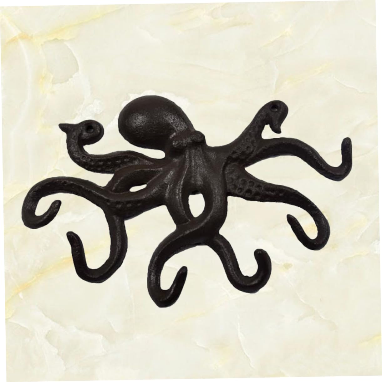 Alipis Gancio Forma di Polpo in Ghisa Gancio per Chiavi Appendichiavi per Casa Soggiorno Ufficio Design Decorativo Riporre Oggetti