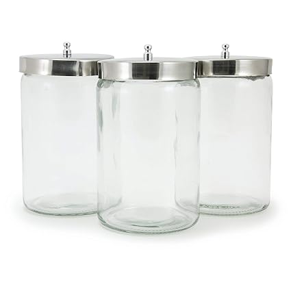 McKesson Glass Sundry Jars - 63-4012BX - 6 Each / Box