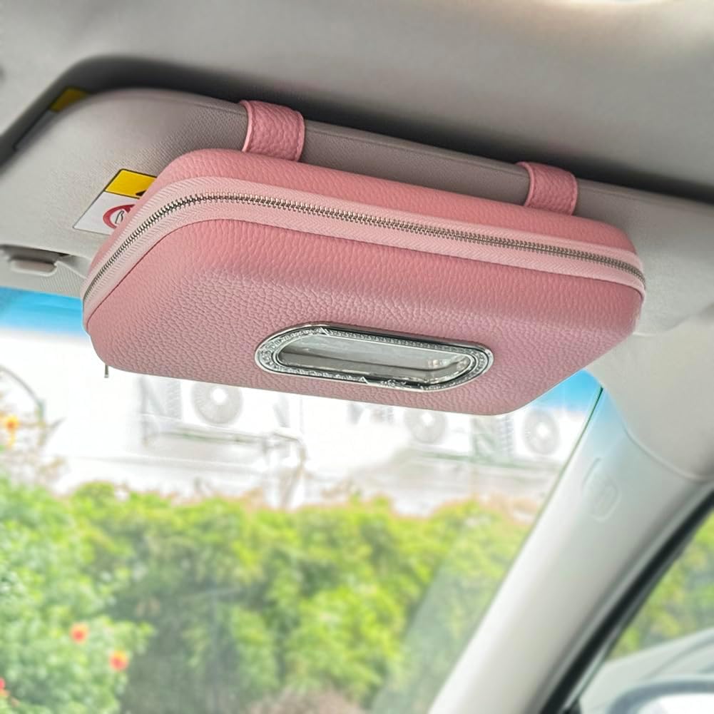 Cartisen Car Tissue Holder, Sun Visor Napkin Holder, Car