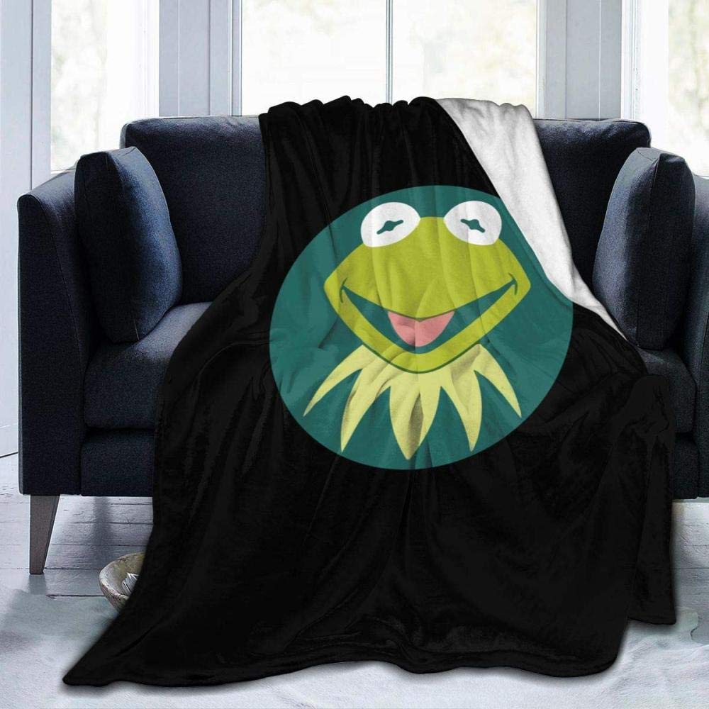 BAOYUAN0Duvet Kermit The Frog Ultra Soft Flannel Fleece Blanket Lightweight Warm Blanket T150 Bedspread Gift