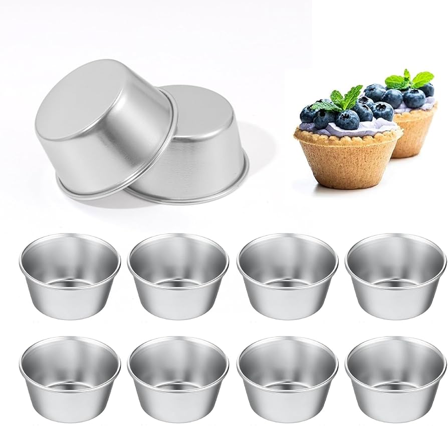 Amazon | LKCCTK プリンカップ ケーキ型 6.5cm 10個セット 円形 プリン