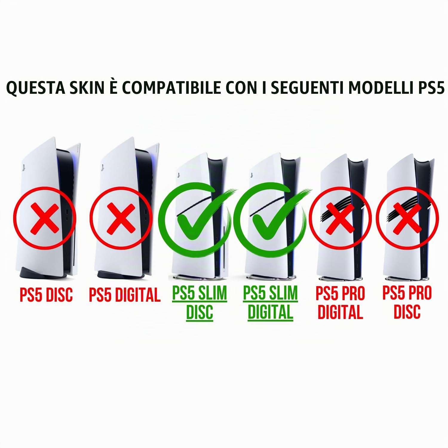 MaD Vision® Extra-Durable Skin Kit per PlayStation 5 (PS5) Disc Slim e Digital Slim | Set di Pellicole Adesive in Vinile Opaco per la Console e 2 Controller - per Call of Duty|COD Design