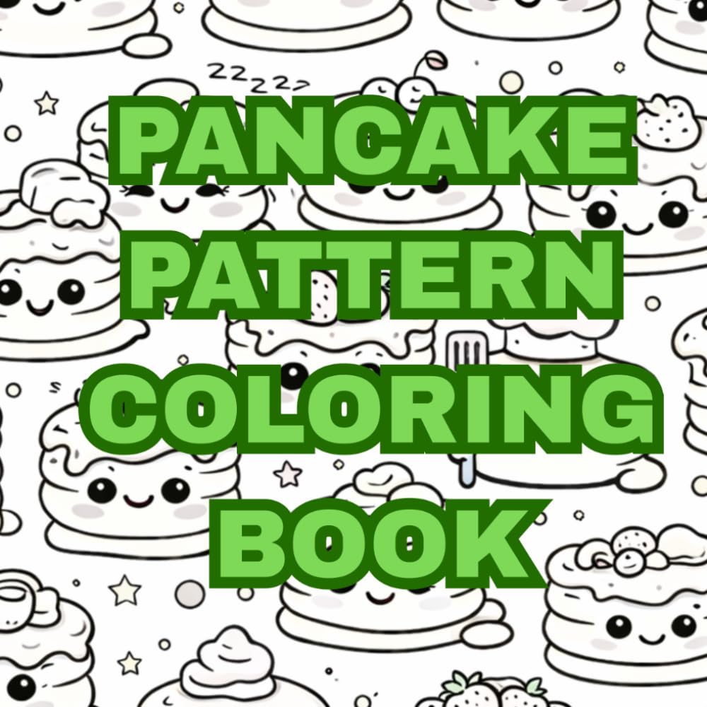 PANCAKE PATTERN COLORING BOOK (LUCY COLORING BOOK SERIES)