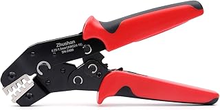 Dupont Crimping Tool,Zhushan Wire Terminal Crimper for AWG24-16（ 0.25-1.5mm²）Dupont Wire EPS PCIE SATA PINS MOLEX JST Term...