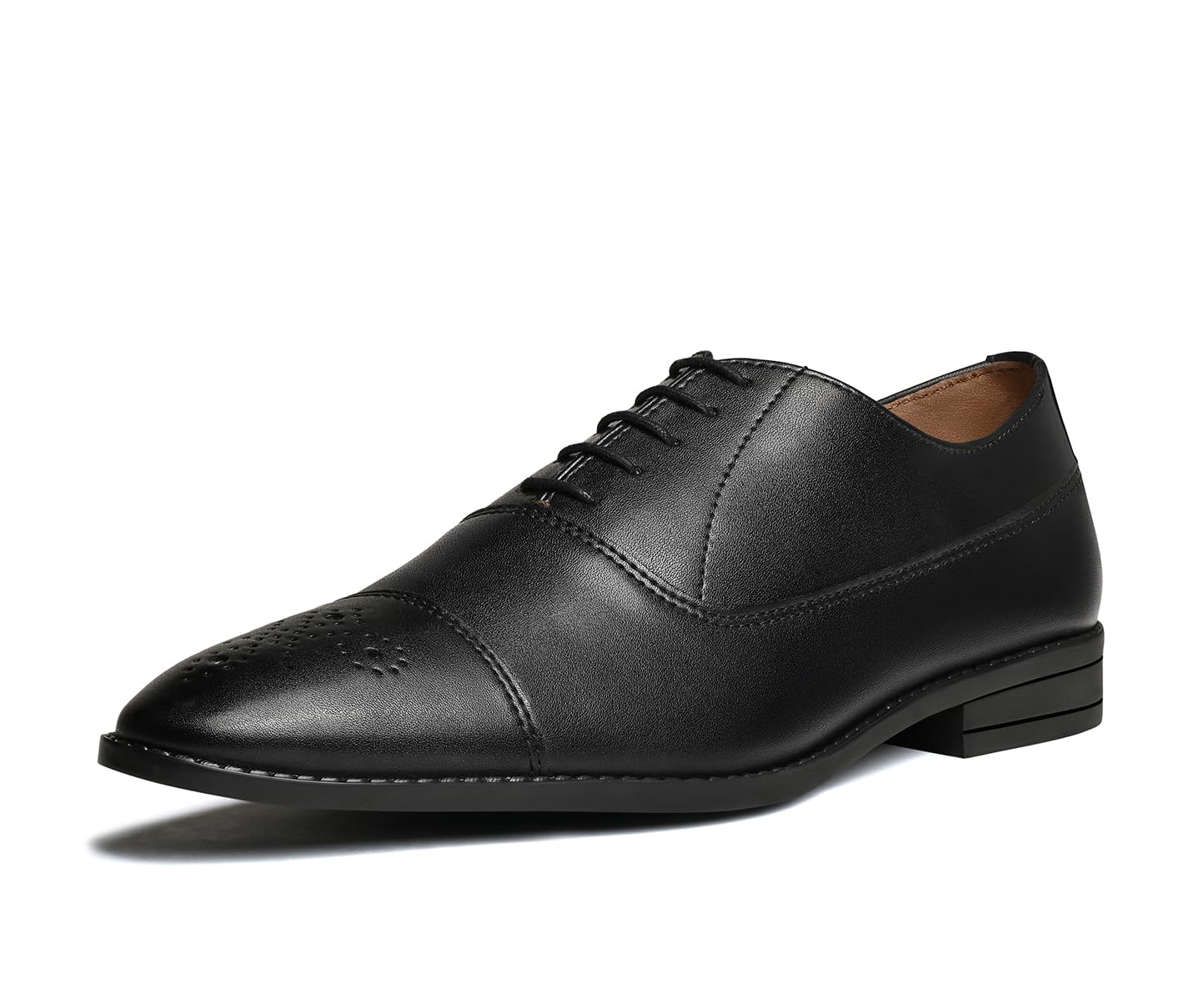 Men's Formal Shoe | Derby Shoes, Lace-Up Style, Shiny Finish | Solid Design | Perfect for Formal, Business Casual, and Parties (LSRGCT)-image-40
