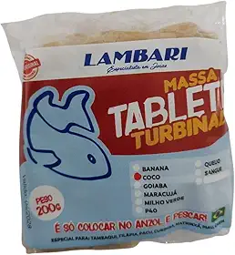Kit Pesca 2 Massa Tablete Turbinada Isca De Peixe Pescaria