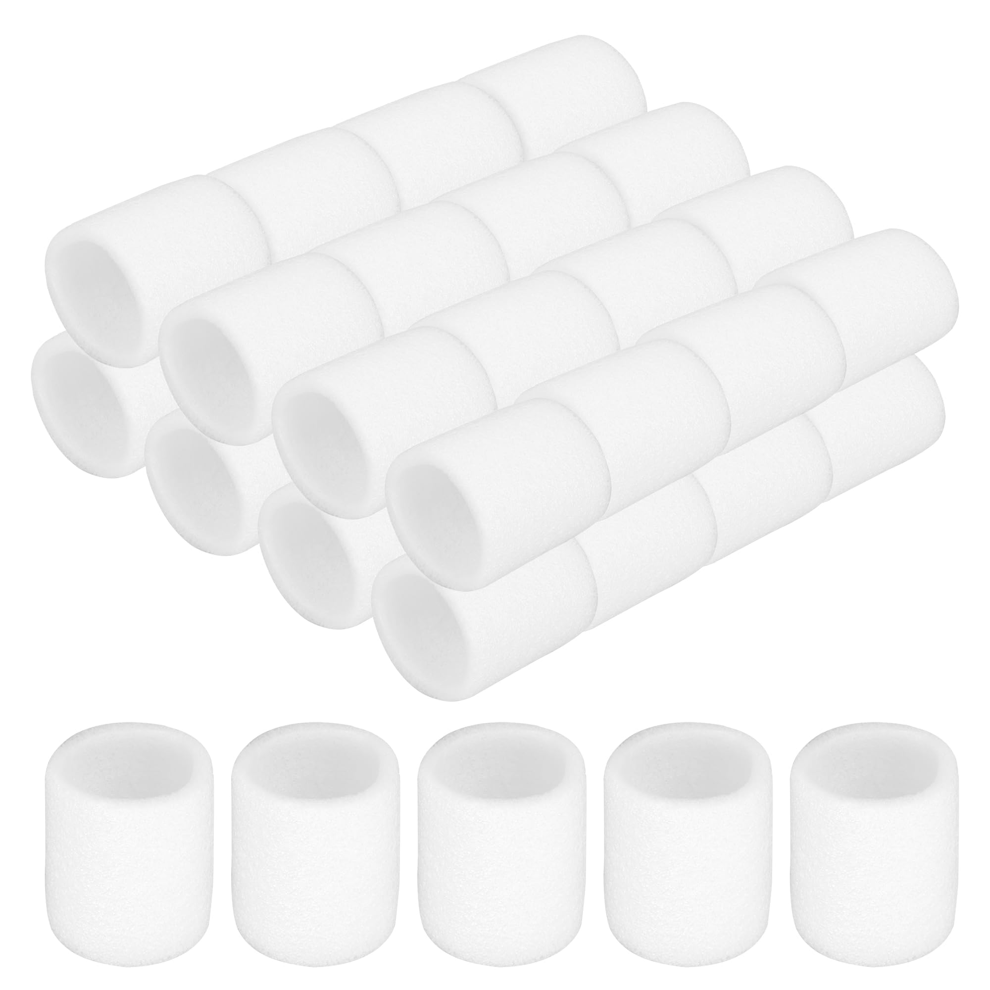 Aramanara 40 Pcs Curtain Spacers for Eyelet Curtain, Curtain Pleat Spacers