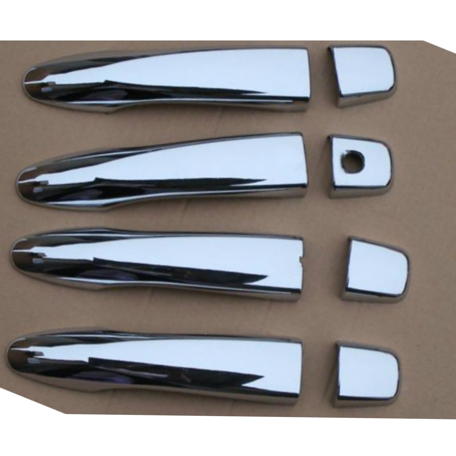 Poignée Nissan Micra 2017-2020 coque argent sans bouton de garniture de voiture