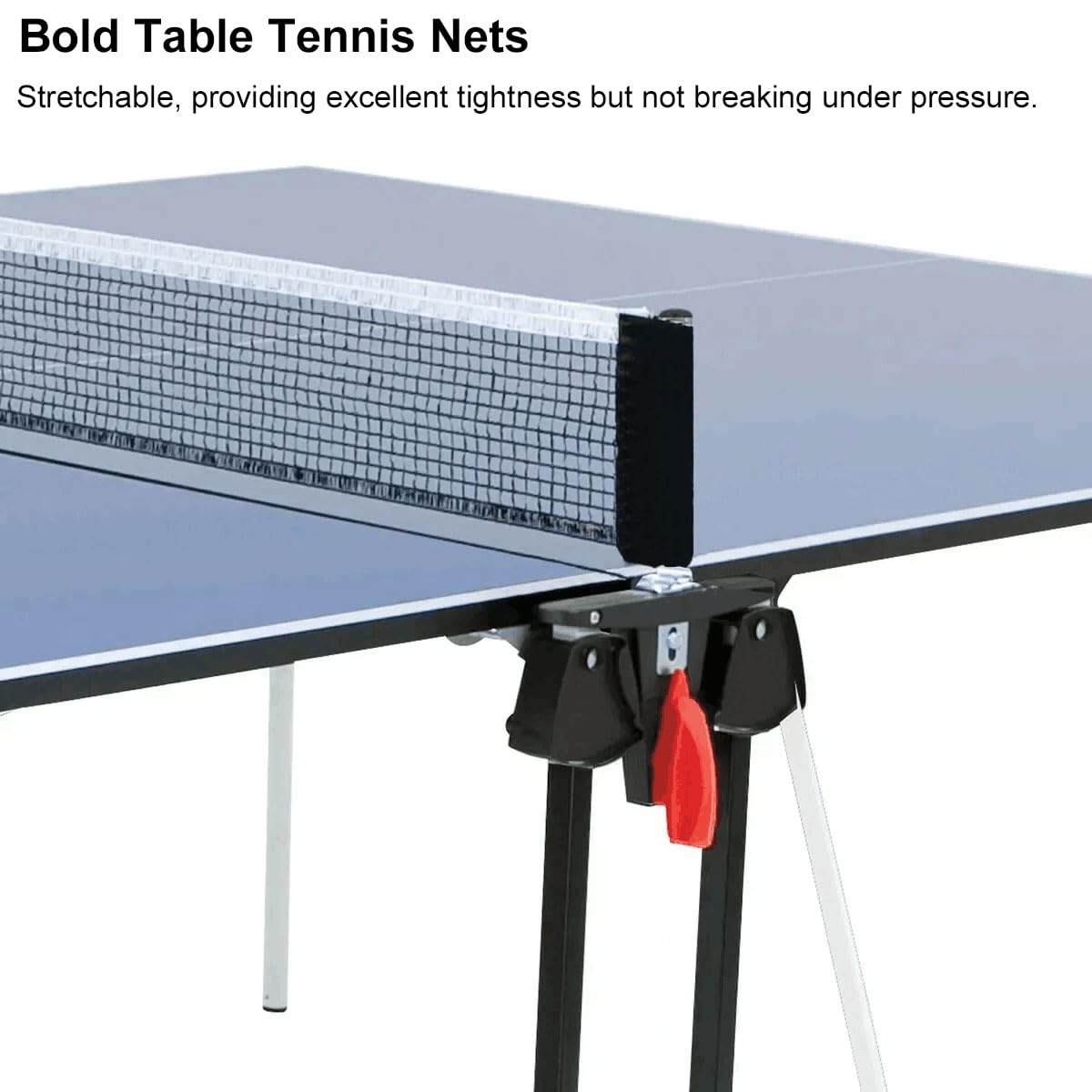 Rete Da Ping Pong Estensibile EIHI - Facile Montaggio Su Qualsiasi Tavolo, Ideale Per Giocare In Giardino, Spiaggia O In Viaggio