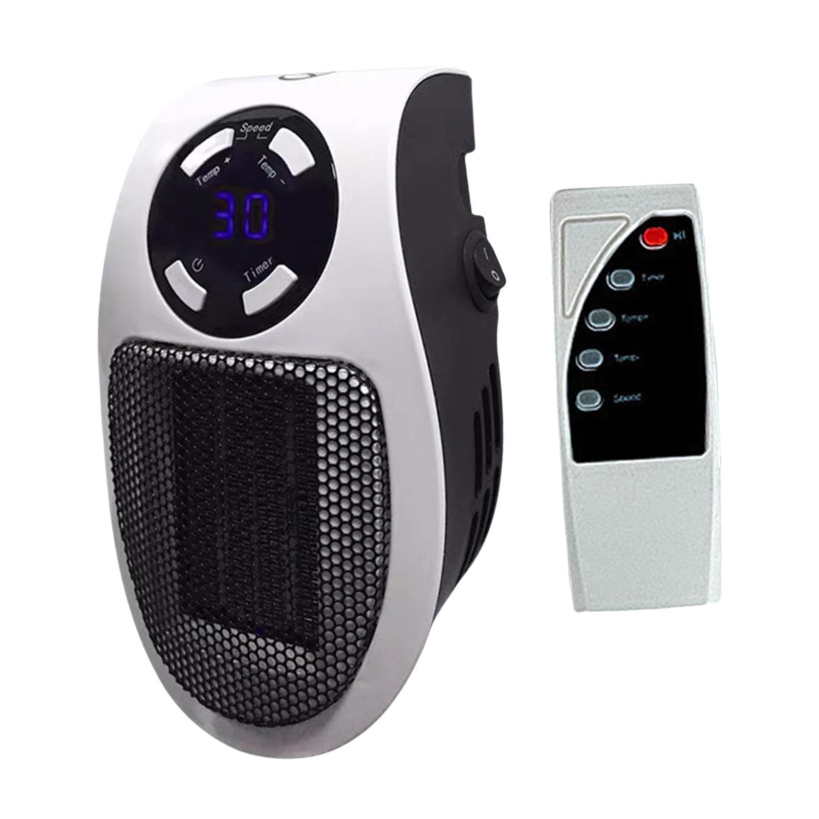 Small Heater EU Adapter Plug with Remote Controller for Study Office Bedroom-image-45