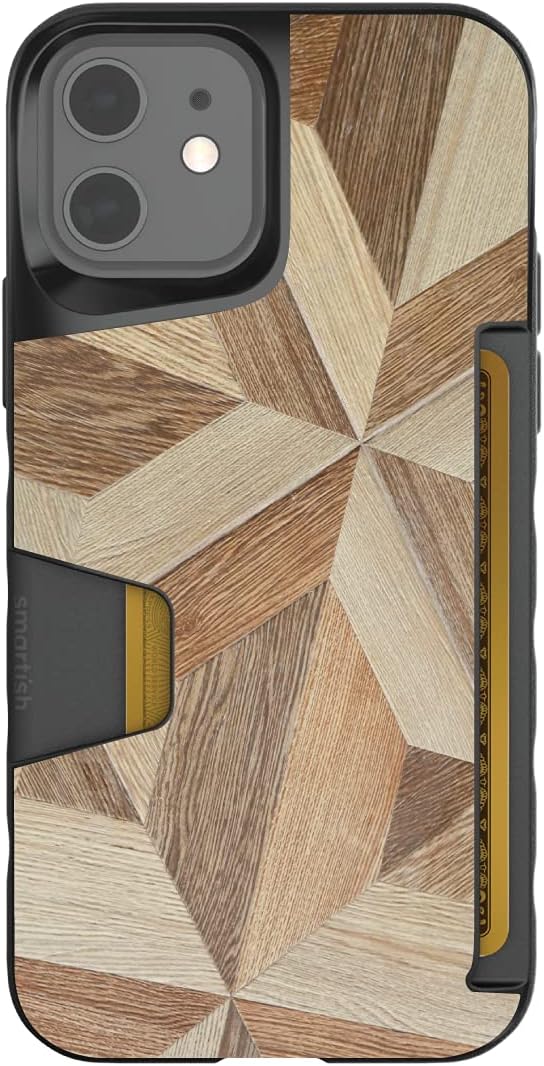 Smartish - Oak Really - iPhone 12 / iPhone 12 Pro Wallet Case - Wallet Slayer Vol 1 [Slim + Protective] Credit Card Holder - Fits iPhone 12 / iPhone 12 Pro
