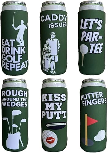 Miniatura 13 de Coozies Temáticas de los Años 70 - Regalo Genial para Cualquier Disco - Material de Neopreno Premium - Paquete de 6 (Lata Estándar de 70's,SELTZER