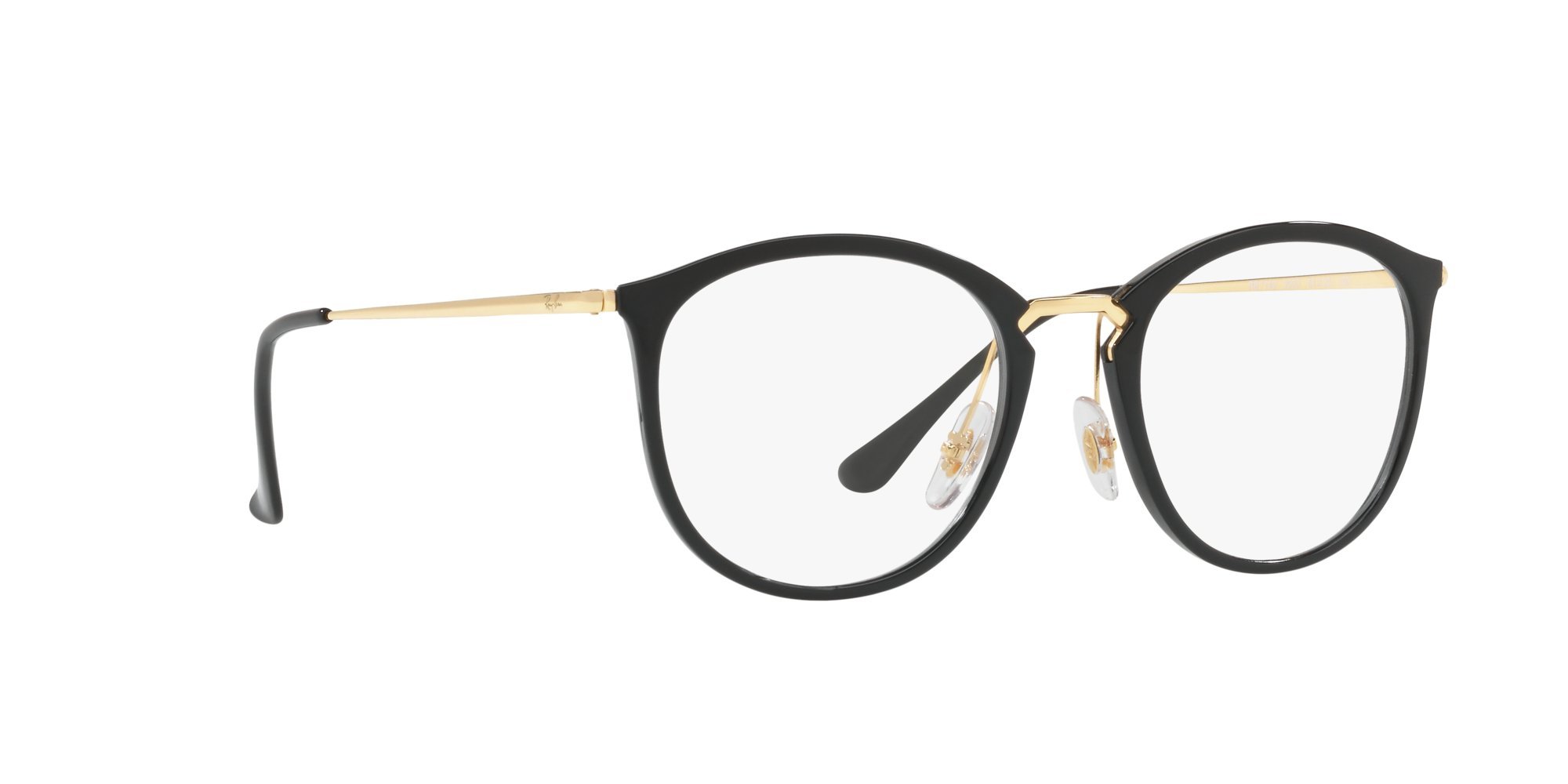 Ray-Ban Unisex-Erwachsene 0RX 7140 2000 51 Brillengestelle, Schwarz (Shiny Black)